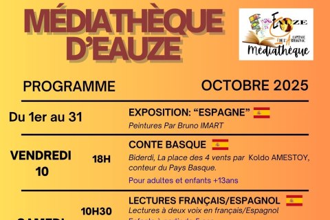 programme médiathèque oct25
