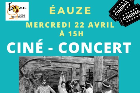 affiche cine-concert Harold Lloyd 22 avril 26