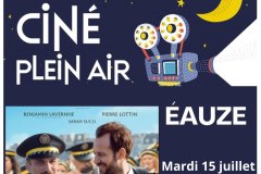 affiche cine plein air 15 juil 2025