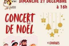 affiche concert de noel 21/12/25