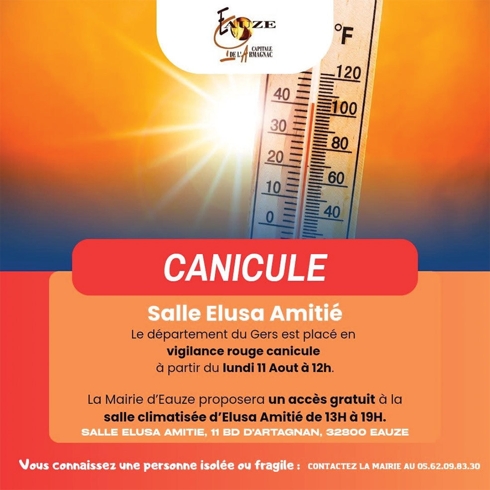 #AlerteMétéo | Vigilance rouge #canicule